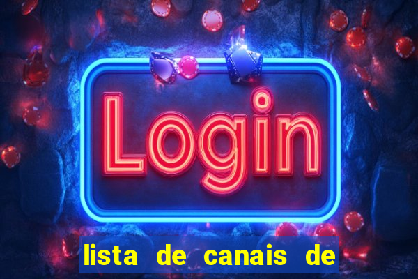 lista de canais de esporte iptv